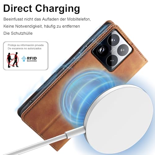 Étui Xiaomi 15 Pro antichoc cuir pour éviter les écrans brisés
