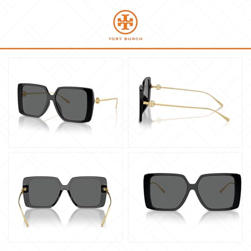 Tory Burch TY7205D Low Bridge Fit Irregular Sunglasses for Women +BUNDLE with ACCESSORY EYEWEAR KIT3