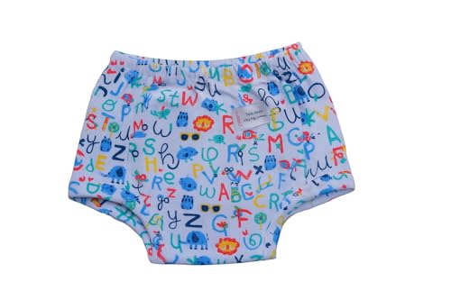 Image of Baby Padded Underwear - Soft Cotton Potty Training Pants for Toddlers, Washable & Reusable, Leak-Proof Training Underwear for Boys & Girls