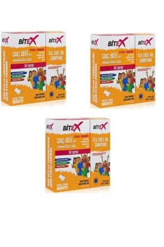 Bit Şampuanı 150 ml; Bit Spreyi 100 ml, Metal Tarak 3'lü Set