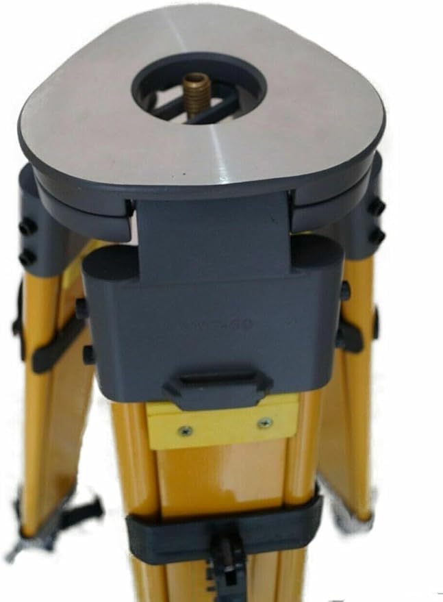 Heavy Duty Wooden Survey Tripod Dual Lock Survey Instrument Total Station Level tripod