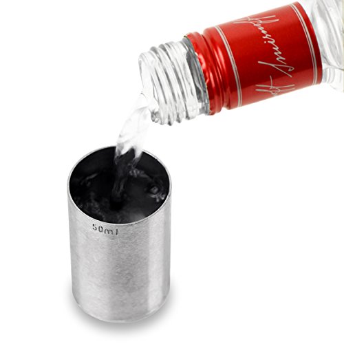 Utopia Stainless Steel Thimble Bar Measure CE 50ml, F91084-CE0000-B01012, Single, Silver - Image 2