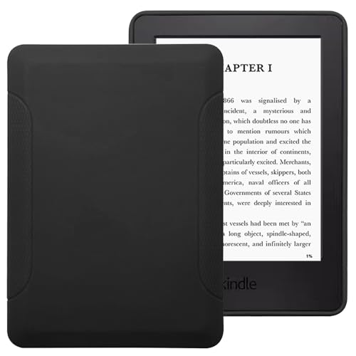 Case for Kindle (7th Generation, 2014 Release) - Slim Fit TPU Gel Protective Cover Case for 6" Kindle (Model No. WP63GW), Black