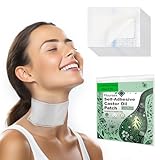 Disposable Thyroid Castor Oil Neck Wrap Patch, Self-Adhesive Organic Cotton Flannel Castor Oil Knee Pack Wrap Pads for Feet,Wrist,Belly,Shoulder, Universal Fit Caster Oil Compress (7.9' x 5.9')