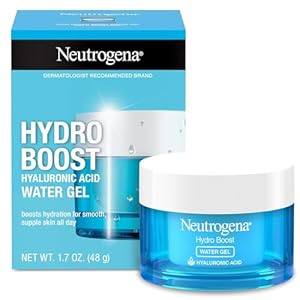 Boost Hyaluronic Acid Hydrating Water Gel Daily Face Moisturizer for Dry Skin, Oil & Fragrance-Free, Non-Comedogenic & Non Dye Face Lotion, 1.7 Fl Oz, 50.3 ml (Pack of 1)