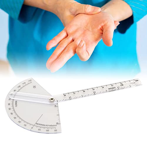 Regla Ortopédica Protractor Transparente Plástico 120° miniatura 5
