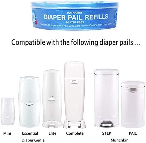Disposable Diaper Sacks Lock Odor Refill Bags