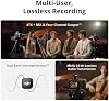 DJI Mic 3 (2 TX + 1 RX + estuche de carga) + adaptador Lightning | Micrófono de solapa inalámbrico para iPhone, cámaras y Android, con ganancia adaptativa, doble banda, flotante de 32 bits, transmisión de 400 m y uso de 28 h 4