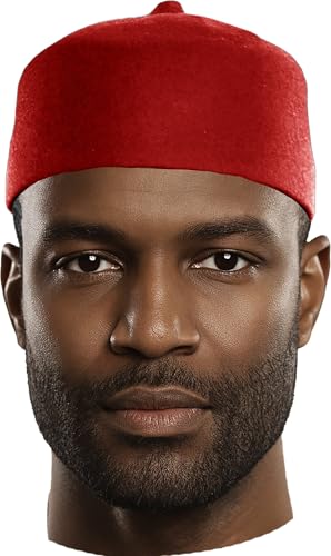 Image of Dupsie's Wool Fez Hat for Men - Soft Felt Igbo Cap | Traditional African Hat for Cultural, Religious & Fashion Wear
