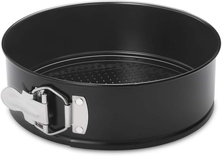 huixiaoqing Springform Cake Tin with Loose Base, Nonstick Leakproof Round Cheesecake Pan with Removable Bottom