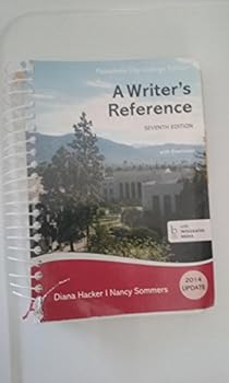 Unknown Binding A Writer's Reference 7th Edition (Pasadena City College Edition) Book