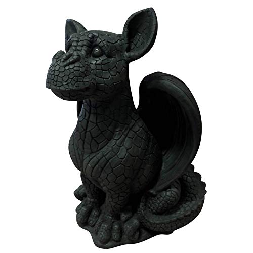 OF Gartenfigur Drache für außen geeignet - Torwächter Gargoyle Gartendrache XL 42 cm groß