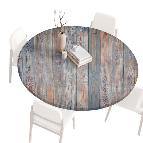 Tischdecke Rund Gartentischdecke Rund 140 120 80 60 cm Spanntischdecke Rund Tablecloth Tischdecke Rund Outdoor Abwaschbar Tischtücher Round Table Cloth Runde Tischdecke für draußen 60cm H