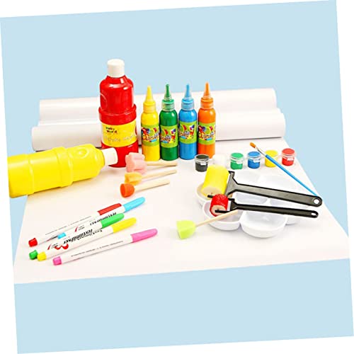 MAGICLULU 1 Rolo De Papel De Desenho Para Crianças Cavalete Papel De Desenho Branco Para Crianças Pa