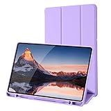 【Protezione Completa】: Questa custodia Compatibile con Galaxy Tab S6 Lite cover realizzata in morbido materiale TPU e fodera in microfibra con esterno in pelle PU, impedisce al tuo tablet di urti, cadute e graffi. Design sottile e leggero, facile da trasportare.