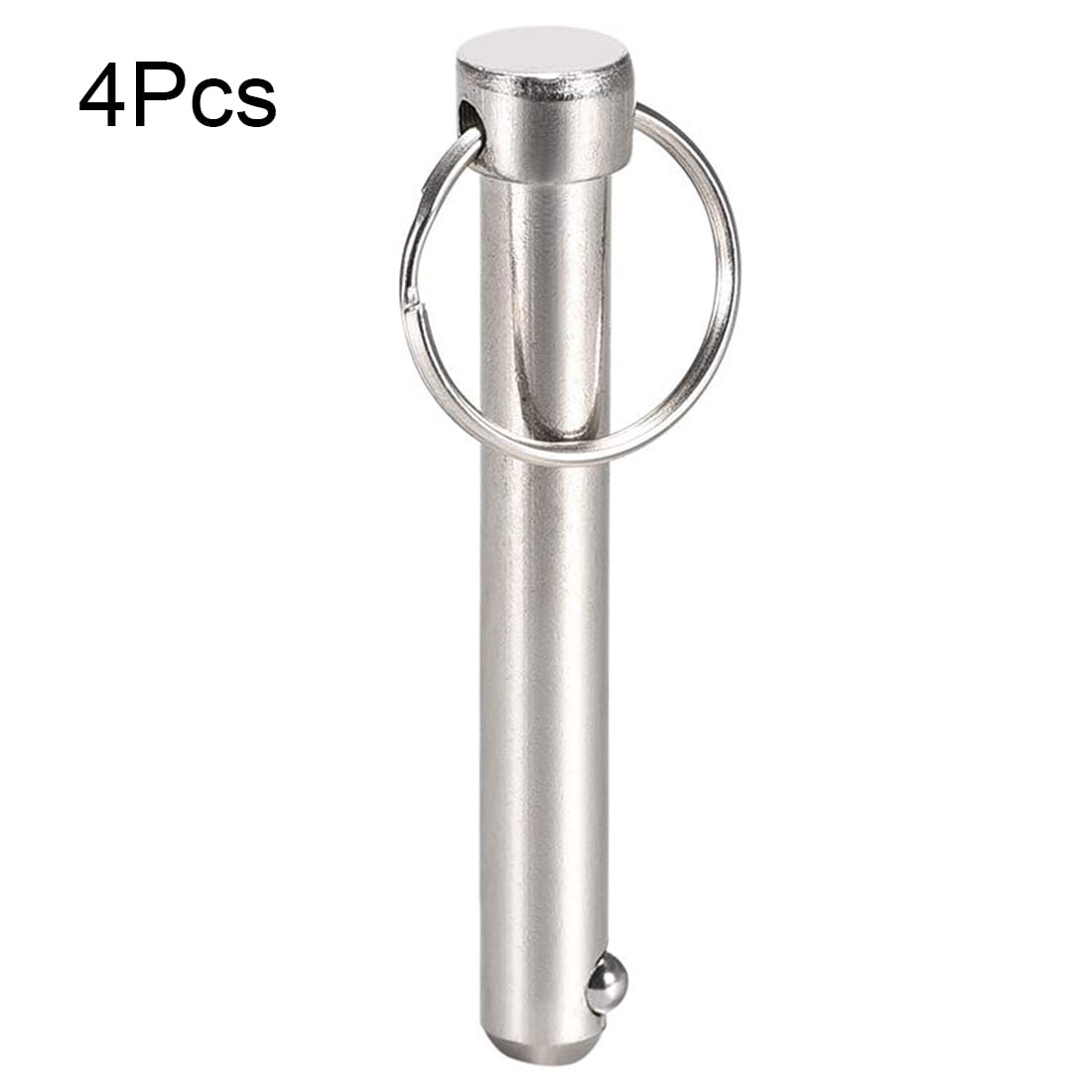 TA-VIGOR 4Pcs Quick Release Pins, 10mm Dia 70mm Length Bimini Top Pin Marine Hardware Carbon Steel for Boat Accessories Marine Hardware - Image 3