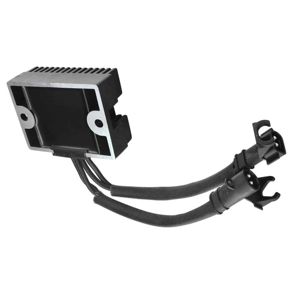 Riloer Regulador de voltaje rectificador,Regulador Rectificador Moto, Motocicleta para Rectificador Negro,compatible con Harley Davidson Sportster 883 1200, 74546-07A 74711-08 74546-07