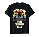 High School Level Complete Shirts, Gamer Men Graduation T-Shirt