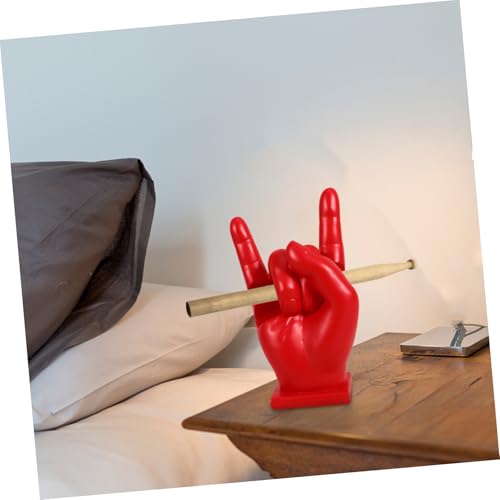 Soporte para baquetas de batería, resistente y ligero, diseño práctico para almacenamiento conveniente en escritorios y estantes, para músicos miniatura 3