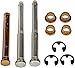 APDTY 49514 Door Hinge Pin and Bushing Kit