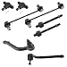 8 Piece Kit Tie Rod End Sway Bar End Link Ball Joint LH RH Set for Elantra Forte