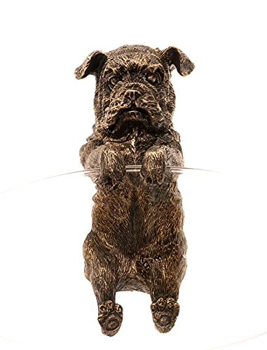 Pot Buddies Decorative British Bulldog Pot Hanger Ornament - Bronze Color - Image 2