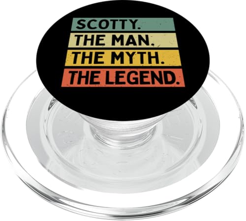 Scotty The Man The Myth The Legend - Cotización personalizada divertida PopSockets PopGrip para MagSafe