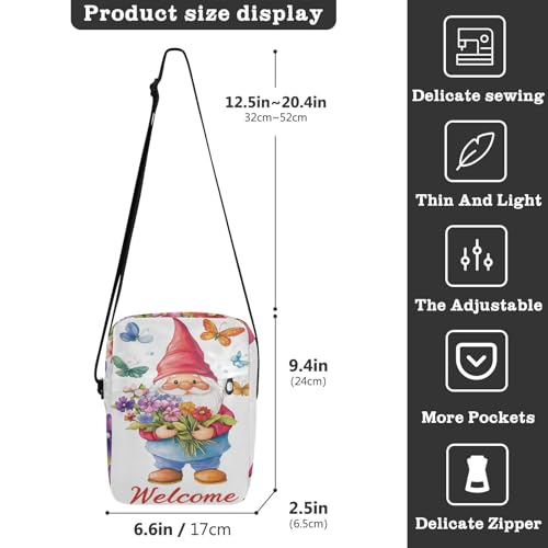 Spring Gnome small messenger bag for men cross body bag men Shoulder Hand Bags Adjustable Strap for Travel Casual3