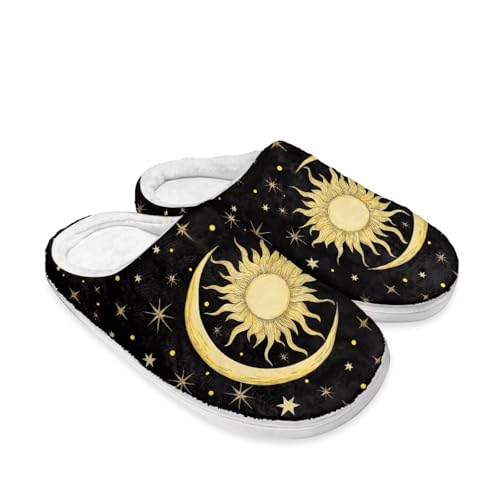 Lotusorchid Clog Slipper for Women Men, Warm Non-Slip Flannel Slipper Cozy Winter Slipper with Memory Foam House Slipper Scuff Slipper2