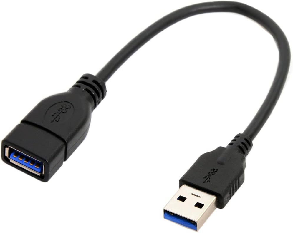 chenyang USB 3.0 Cable USB 3.0 Type A Male to Female OTG Extension Data Cable 20cm 5Gbps