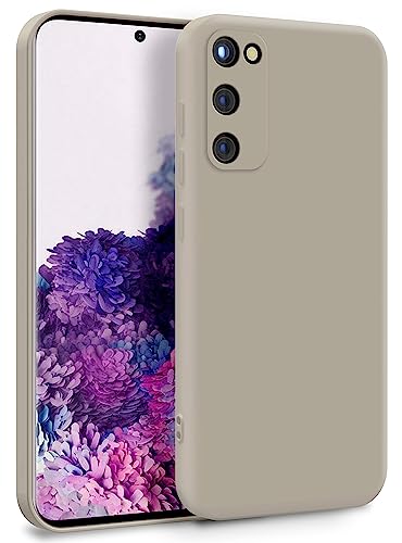 MyGadget TPU Case for Samsung Galaxy S20 FE - Cover Dual Layer with Camera Protection | Inner Lining - Soft Touch Rubber & Anti-Scratch Shell Grey
