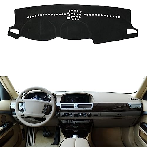 Tapis de protection de tableau de bord de voiture BMW E65 panneau central