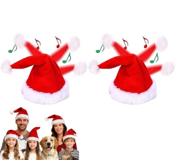 Generisch Elektrische Weihnachtsmütze Singend Tanzend mit Musik,...