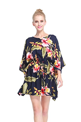 Image of Family Matching Hawaiian Clothes, Black Rafelsia