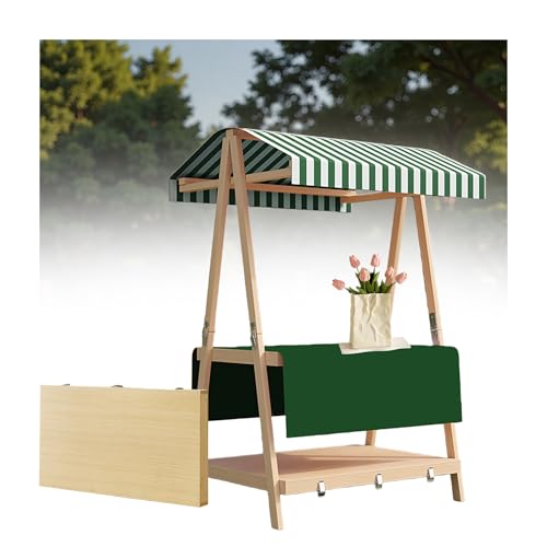Stand de vendeur en bois pliable : fini les étals lourds sur les marchés de rue