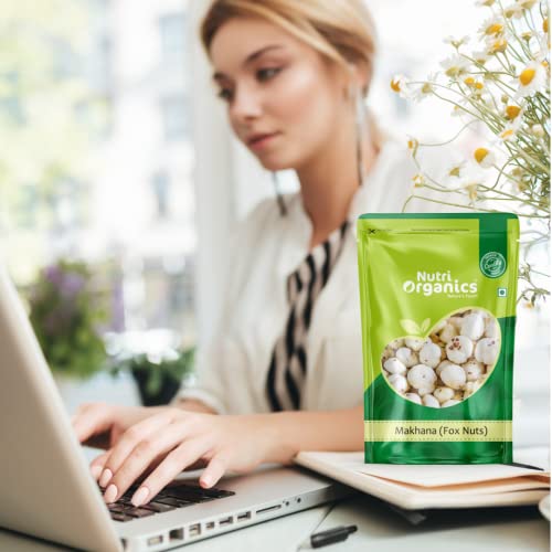 Image of NutriOrganics Fox Nuts (Phool Makhana) - 150g