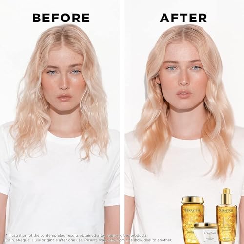 KERAS-TASE-Elixir-Ultime-LHuile-Original-Hair-Oil-Hydrating-Oil-Serum-to-Smooth-Frizz-and-Add-Shine-Nourishes-With-Argan-Oil-Camellia-Oil-Marula-Oil-For-All-Hair-Types