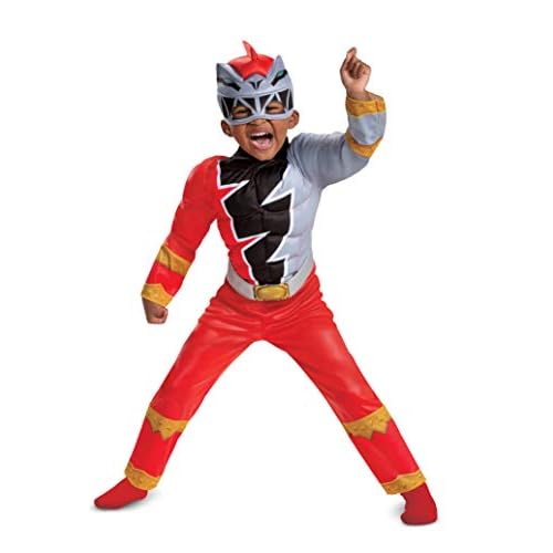 Toddler Red Muscle Power Rangers Costume