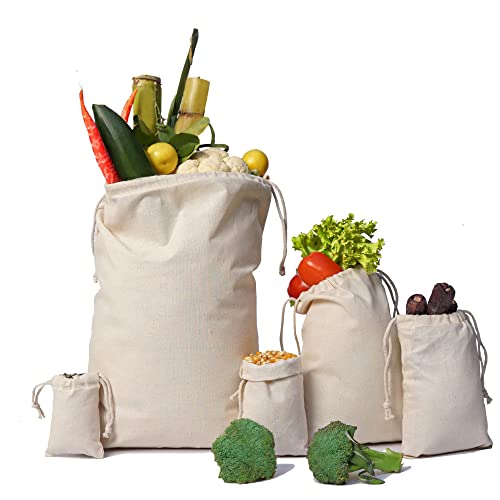 10 Best Muslin Produce Bags That Keep Your Groceries Fresh and Green 2 10-Pack Reusable Muslin Produce Bags with Drawstrings
