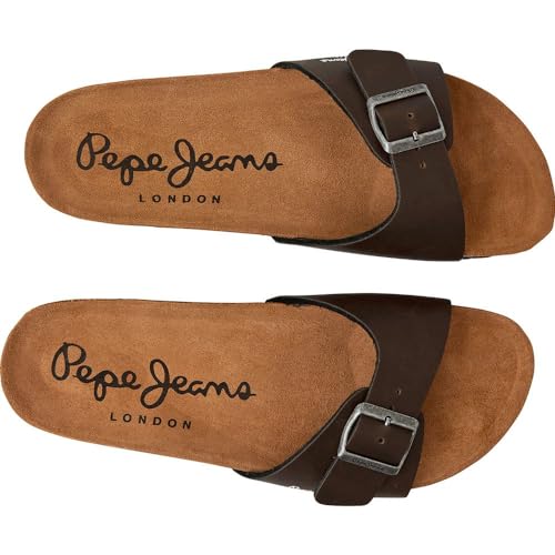 Pepe Jeans Sandales Bio Single Kansas Marron