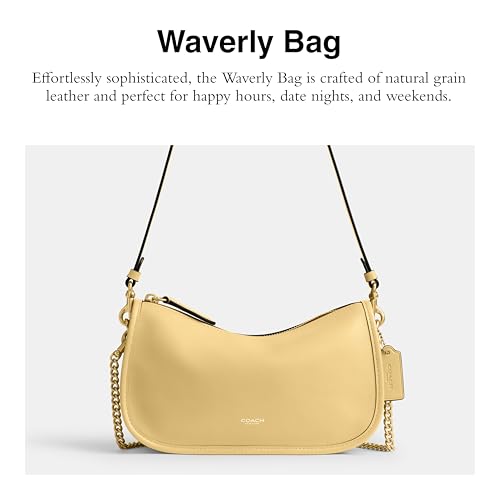 Image of Coach Women's Natural Grain Leather Waverly Bag