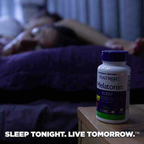 Natrol Melatonin Fast Dissolve Tablets, Helps You Fall Asleep Faster, Stay Asleep Longer, Easy To Take, Dissolves In Mouth, Strengthen Immune System, Strawberry Flavor, 5Mg, 150 Count #TOP4