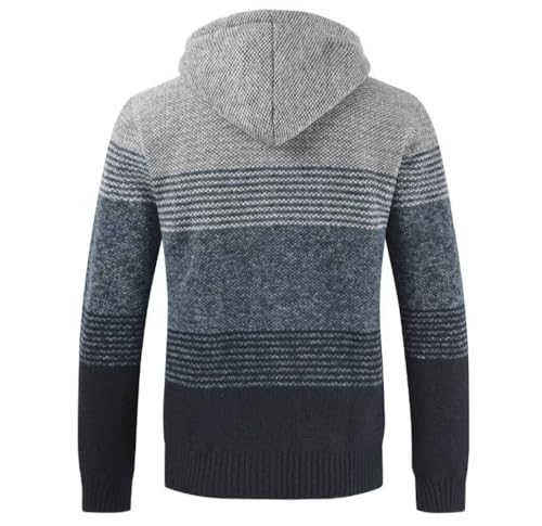 Men's Hoodie Knit Knitwear Sweatshirt Sweater Jacket Coat Autumn Winter Fleece Thick Warm Cardigan Classic Long Sleeve Men3