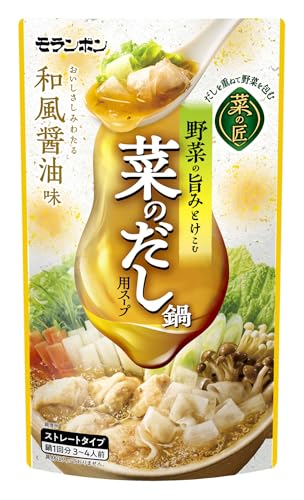 モランボン 菜の匠 菜のだし鍋用ｽｰﾌﾟ 750g×10袋 (B0GHVCCLHN) Amazon価格推移・価格追跡