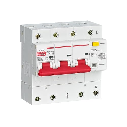 DZ47vLE-125 disjoncteur à courant de fuite élevé pour la protection des circuits triphasés