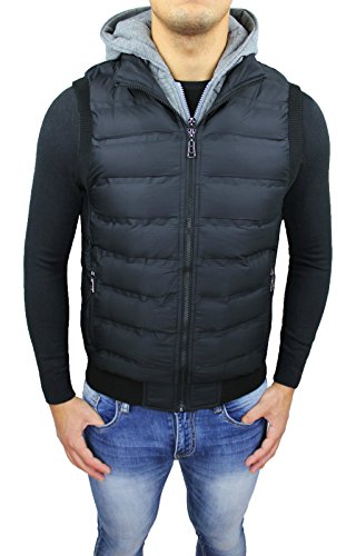 Doudoune d'hiver sans manches homme noire XXXL : fini le froid au buste et les bras engoncés