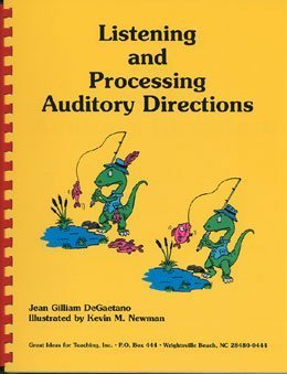 Paperback Listening and Processing Auditory Directions Book