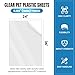 (3 Pack) PET Sheet Panels - 24 x 36 x 0.04 Plexiglass-Quality Lightweight and Shatterproof Glass Alternative Perfect for DIY Sneeze Guards, Face Shields, Railing Guards, and Pet Barriers