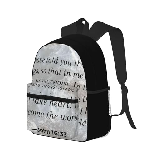 John 16 ：33 Foldable Backpack 20l - Lightweight And Compact Travel Backpack For Commuting, Traveling2