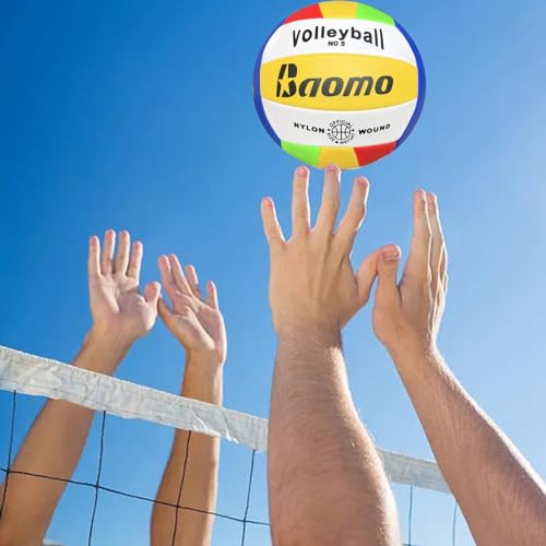 KELINFONG Volleyball Official Size 5, PU Leather Durable Soft Volley Ball for Youth Beginners Teen,Indoor Volleyball for Gym Outdoor Game Training Beach Play - Thumbnail 4